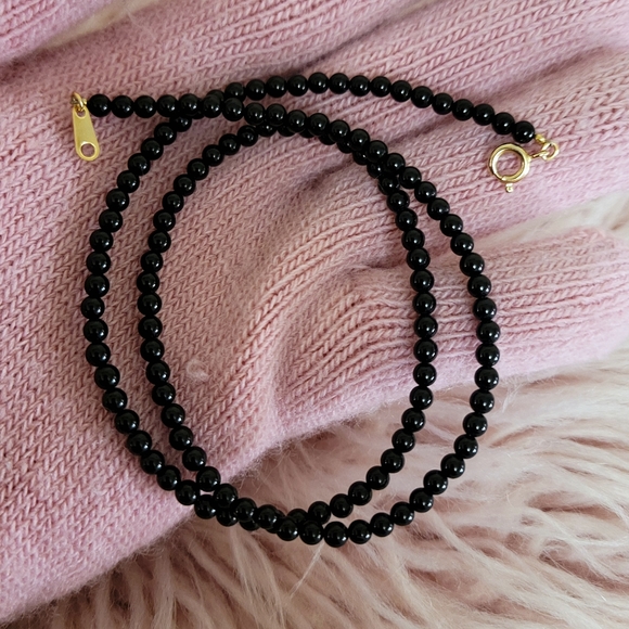 Real Onyx Necklace Chain and Bracelet Set - Picture 5 of 5
